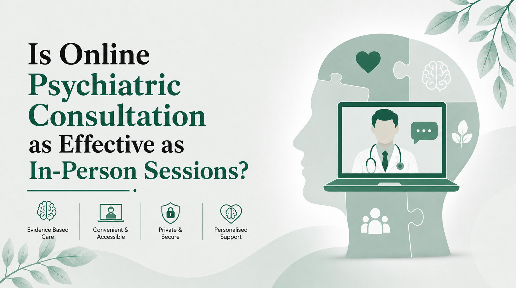 Is Online Psychiatric Consultation as Effective as In-Person Sessions